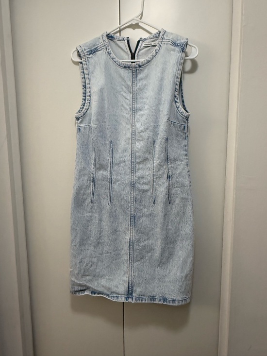 Abercrombie & Fitch Dresses & Skirts - Abercrombie & Fitch Light Blue Denim I Sleeveless Dress